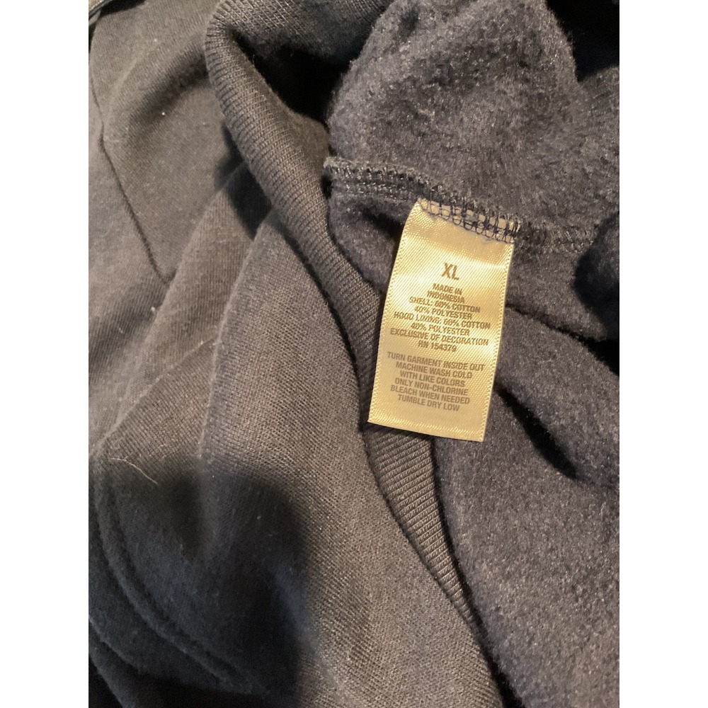 Aeropostale Mens Dark Navy Blue Hooded Sweatshirt Pullover Hoodie Size‎ XL - Picture 6 of 8